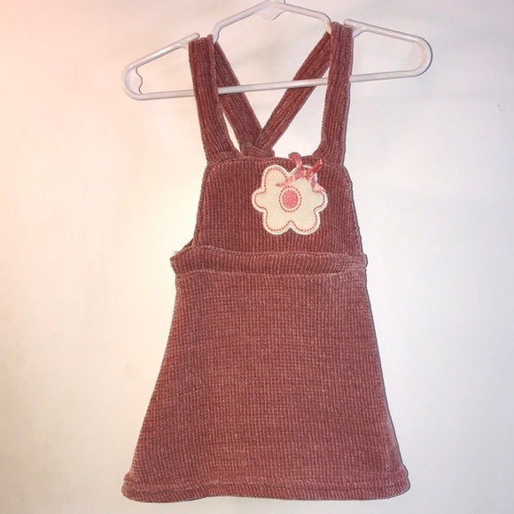 Nannette Pink Ribbed Jumper Dress Size 18 Months - Picture 1 of 7